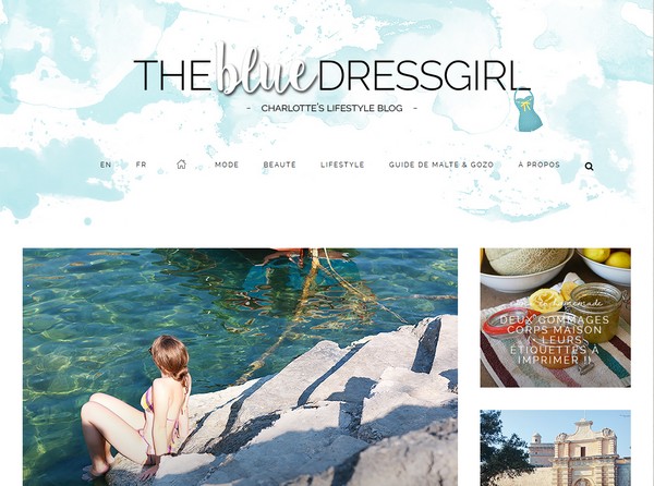 the blue dress girl 1